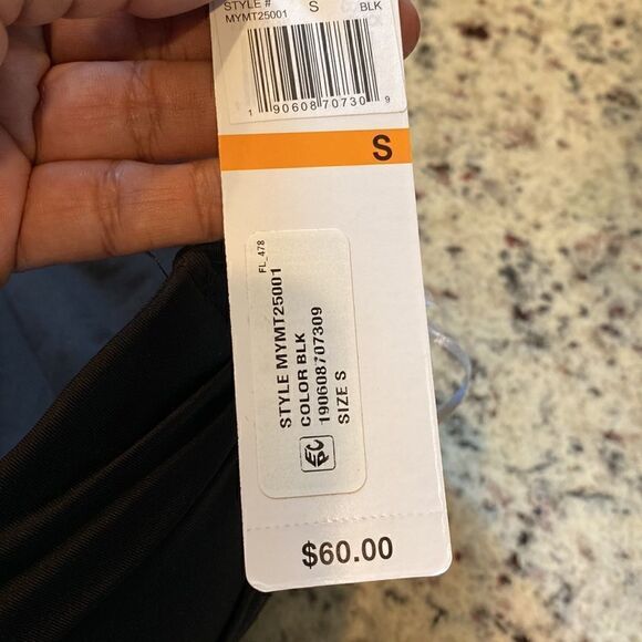 Anne Cole Women's Solid Twist Front Shirred Bandeau Tankini Swim Top ONLY - Picture 8 of 8